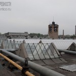 Крыша Новоткацкой фабрики в Ногинске