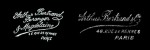 Маркировка парижской фирмы Артюс-Бертран с коробок ордена Белого орла. Arthus Bertrand, Beranger et Magdelaine (до 1918), Arthus Bertrand et Cie (после 1918)