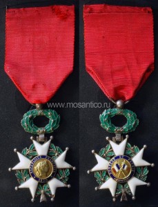 Третья Французская республика (1870 - 1940). Знак ордена Почётного легиона степени Кавалера
